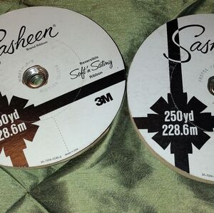 Vintage Sasheen Pastel Yellow ribbon